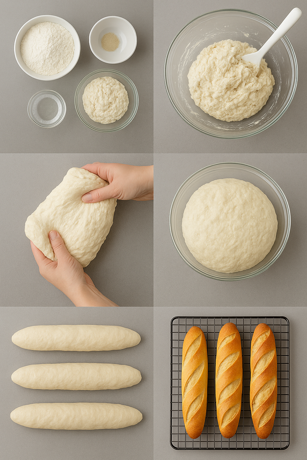 Instruction visual for Baguette