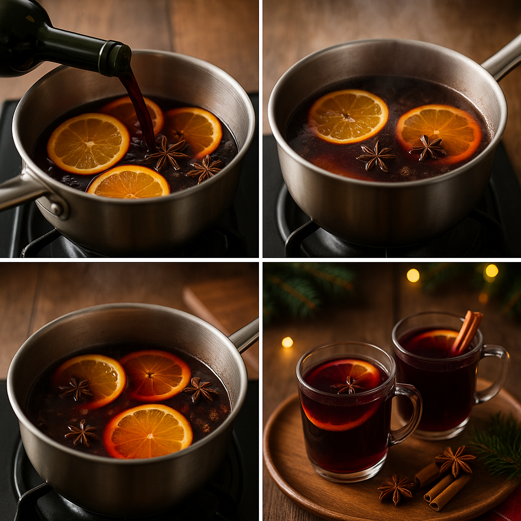 Instruction visual for Mulled Wine