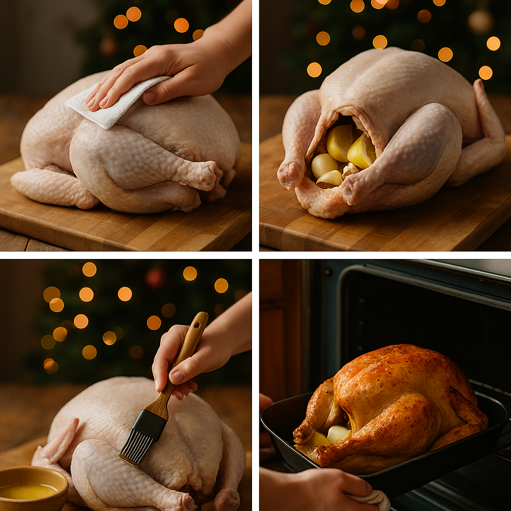 Instruction visual for Classic Roast Turkey